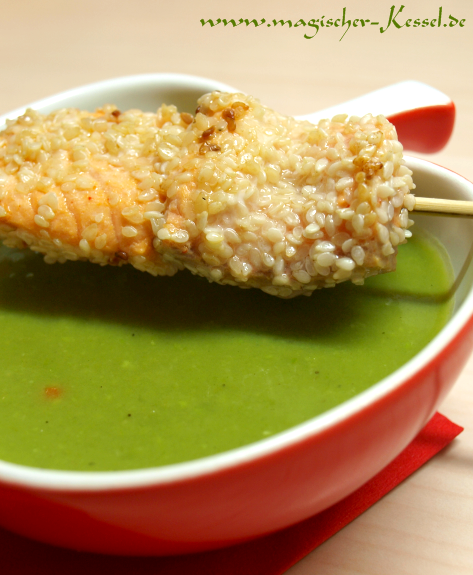 Schnelle Küche: Suppe aus grünen Erbsen [vegan]