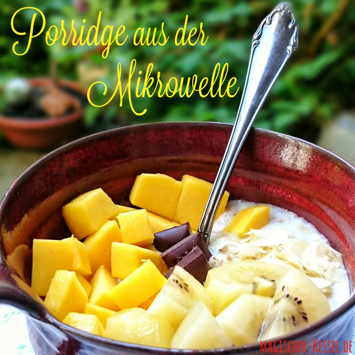 Porridge aus der Mikrowelle