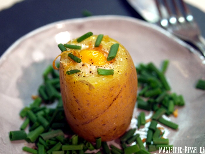 Osterrezept: Kartoffeln und Wachteleier für ein Kartoffelrezept