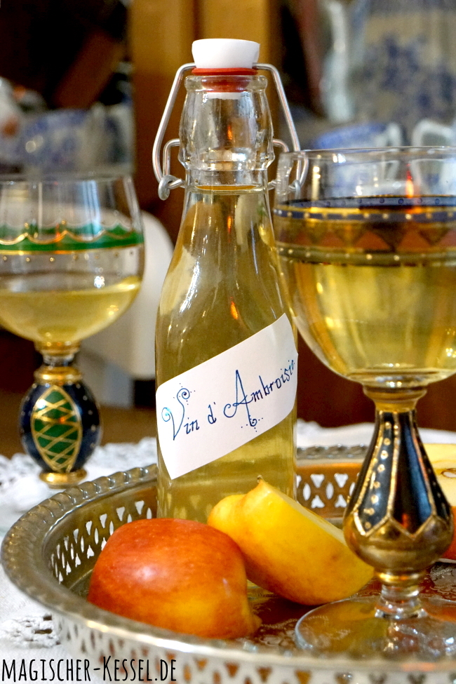 Rezept für Gewürzwein mit Honig & Orangenblütenwasser aus dem Mittelalter