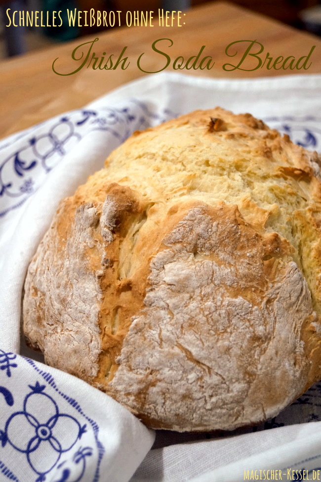 Irish Soda Bread: Rezept für ein schnelles Weißbrot ohne Hefe und Gehzeit