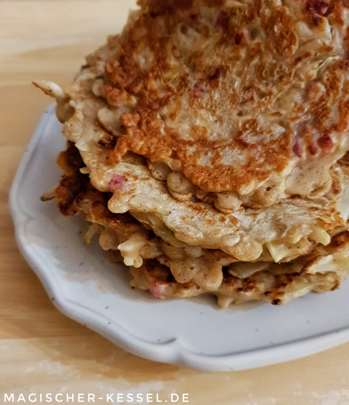Rezept für Okonomiyaki mit Zutaten aus der Vorratskammer
