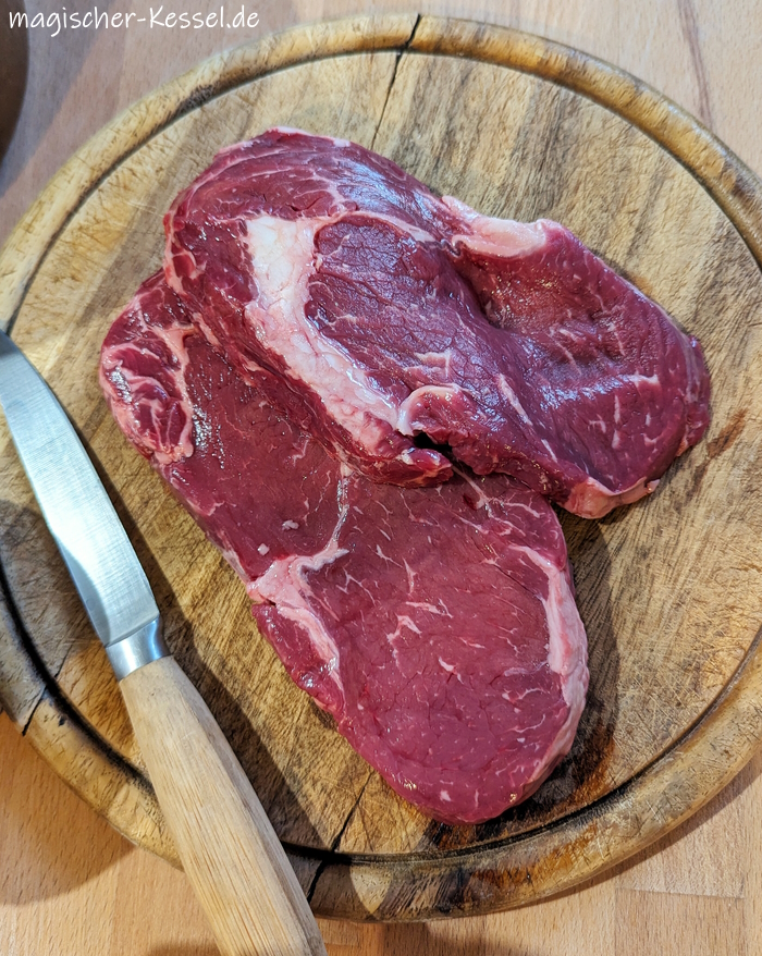 Rindfleisch für mittelalterlichen Eintopf Rashta